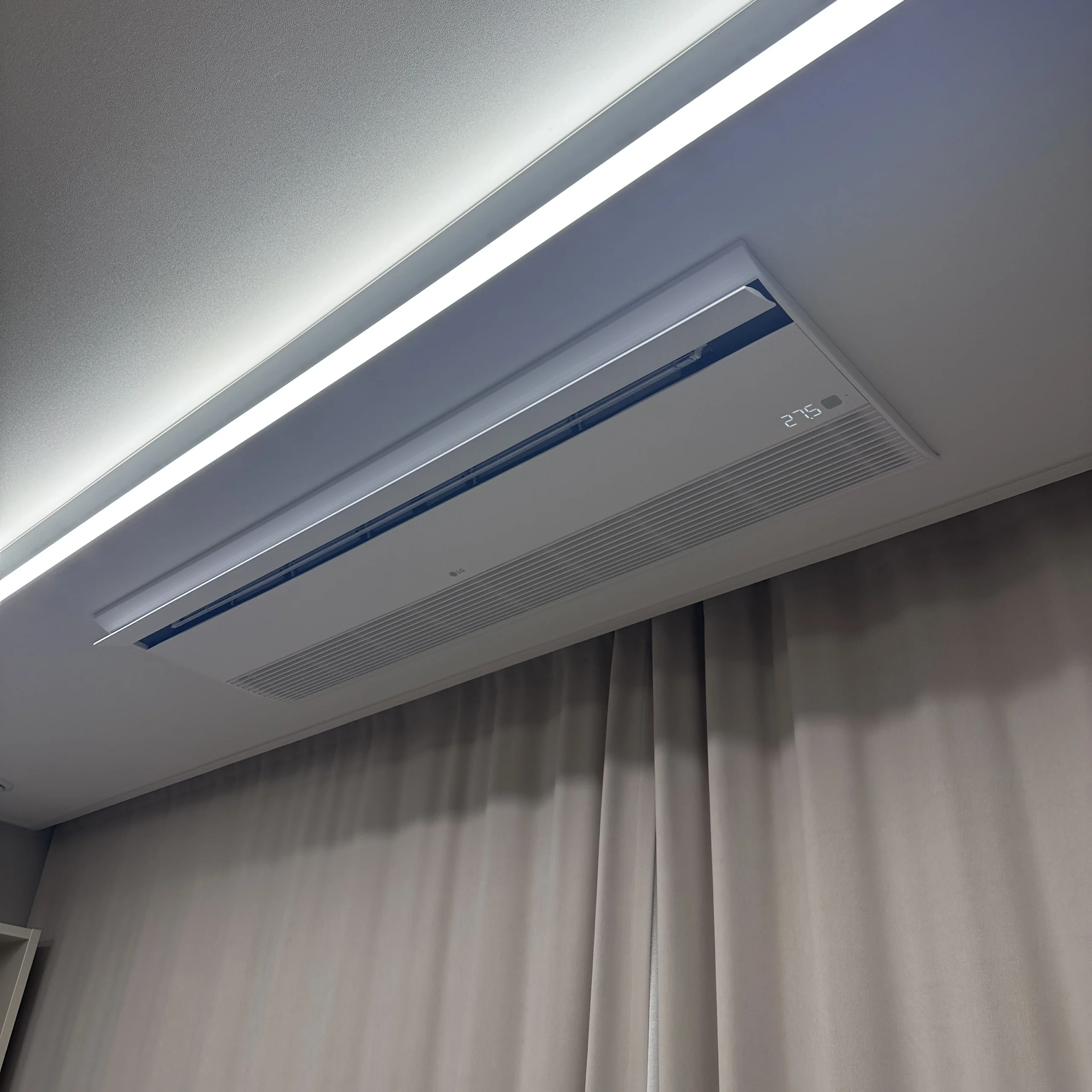 LG 시스템 에어컨 0.5도 온도설정